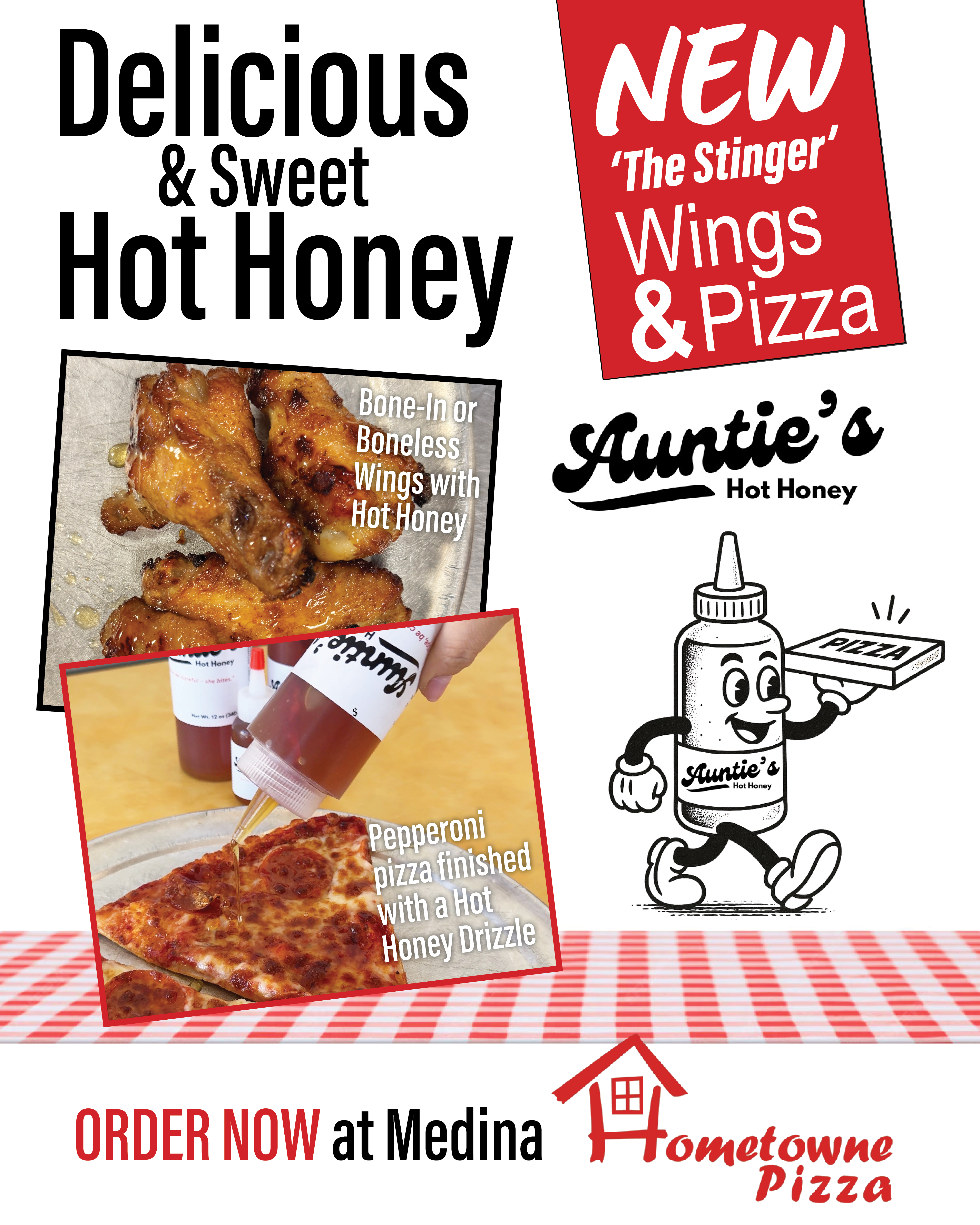 The Stinger Pizza  Wings Final